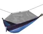 Bliss Hammocks BH-406XL-N-RB Extra Wide Hammock in a Bag w/ Mosquito Net - Blue