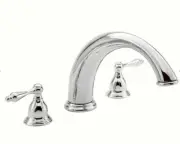 Newport Brass 365 7206-01 Deck Mount Tub Filler Forever Brass PVD Less Handles
