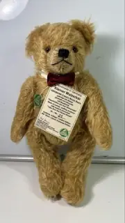 Herman Classic Music Bear Walzer 022E Plush Toy Vintage with Music Box