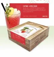 Urban Agriculture - Grow Your Own Craft Cocktail - Thyme Spritzer