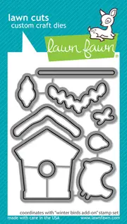 Lawn Fawn Winter Birds Add-on Die