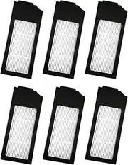 6 Pack HEPA Filter for Robot Vacuum Ecovacs DEEBOT X1 Omni/ X1 PRO Omni/ X1 Plus/ T10 Omni/ T10 Turbo, Robot Vacuum Cleaner Filter Kit