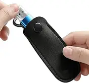 Flash Drive Holder Case - Protective Flash Drive PU Leather Case | USB Flash Drive Storage Case in PU Leather, Students Teachers and Workers USB Drive Holder Case Small for Commuting, Outing
