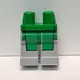 <樂高人偶小舖>正版樂高LEGO 特殊28 淺灰腳 綠腰 城市 單個 人偶配件