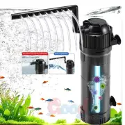 2025 Internal Aquarium Fish Tank UV Filter Submersible Water Pump Oxygen Aerator