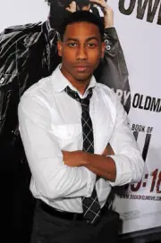 Actor Brandon T. Jackson at "The Book Of Eli" premiere held at Gra- Old Photo 1