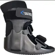 United Ortho Ankle Stabilizer Short Cam Walker Fracture Boot Small Black NEW