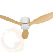 Devanti 52'' Ceiling Fan LED Light Remote Control DC Motor 5 Speed Fans Timer
