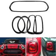 Grille Kit Front Rear Fog Light Surround Trim For Mini Cooper S F55 F56 F57 (for: Mini)