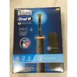 全新-百靈 歐樂B ORAL-B PRO 4 電動牙刷 PRO 4- 4000 黑色