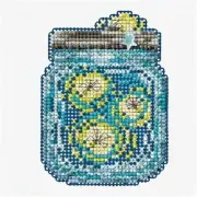 Springtime Stitchery: Beaded Cross Stitch Ornament Kit - 2016 Bouquet MH18-1616