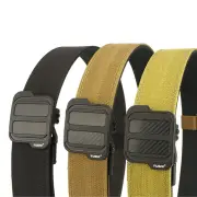 TUSHI 120cm Length Outdoor Shooter Belt Double LayeredQuick Release Nylon Waist Belt for Cross-border TrainingShooti