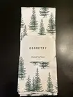 Geometry Kitchen Tea Towel “Christmas Forest” New 18x30