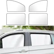 4PCS Strong Magnetic Car Window Shades - Isolation of UV Rays Sun Protection&Cooling Car Window Covers for Sleeping Camping - Full Blackout Window Shades for Car Side Windows