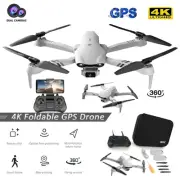 4DRC F10 RC Drone GPS WIFI FPV 4K HD Dual Camera Foldable Quadcopter Drone Grey