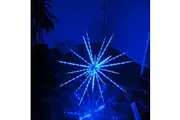 160 LED Blast Ice Star Ball Christmas Light Decoration Blue 122cm Diameter