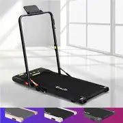 Everfit Treadmill 2 in 1 Electric Walking Pad Under Desk Home Gym Fitness 400mm Black