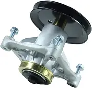 GELASKA 604214 Spindle Assembly with 603987 Spindle Pulley for Hustler Raptor 42 inch, Hustler Dash 42", Hustler 42" Dash XD, Hustler 42" Raptor Limited, Hustler 42" Raptor Mowers
