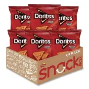 Doritos 44375 1.75 oz Tortilla Chips Bag - Nacho Cheese (64/Carton) New