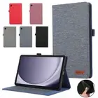 For Samsung Galaxy Tab A9/A9 Plus Tablet TPU Microfiber Flip Stand Case Cover