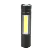 XPE+COB 2Lights 1000Lumens 3Modes USB Rechargeable Brightness EDC LED Flashlight Suit