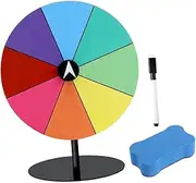 Abbraccia Tabletop Prize Turntable Tabletop Fortune Wheel Prize Wheel for Teaching Activity Props, Without Eraser