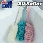 Bath Brush Loofah Shower Sponge Long Handle Back Scrubber Body Exfoliating TK
