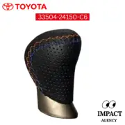 Toyota New 33504-24150-C6 Rc-F Rcf Gear Shift Knob Red Stitch Made in Japan