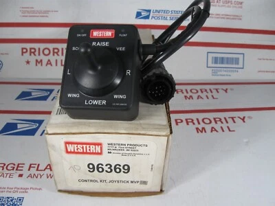 WESTERN JOYSTICK 10-PIN ROUND PLOW CONTROLLER NEW IN BOX 96369 FOR MVP V-PLOW