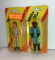 Tonka Play People - 2 VINTAGE 1979 Action Figures NOS D2
