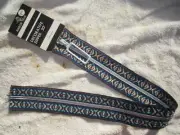 VINTAGE C.M. OFFRAY & SON 20" COLORFUL 60's HIPPIE CLOSED METAL ZIPPER, NOS