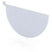 QLD NEW Stratco Half Round Gutter Stop End Zinc/Al