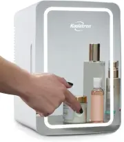 Skincare Mini Fridge, 6 Liter 220V Ac/ 12V Dc Portable Beauty Fridge, Makeup Mir