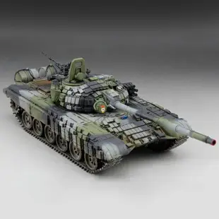 模型 拼裝模型 軍事模型 坦克戰車玩具 小號手拼裝軍事模型 1/35仿真T-72主戰坦克 成人高難度手工制作diy 送人禮物 全館免運