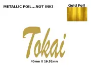Tokai Guitar Decal Foil Waterslide Headstock Restoration Logo 167g