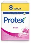 8 Bars 3.7 oz. PROTEX CREA ANTIBACTERIAL SOAP BAR JABON PROTEX CREMA Family PK