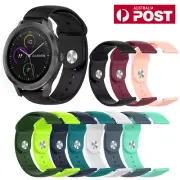 For Garmin Vivoactive 4/Forerunner 255/Venu 2 Silicone Watch Band Strap