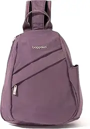 Baggallini Medium Sling Backpack - Lightweight Sling Bag with Convertible Adjustable Shoulder Strap