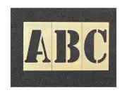 APS 12" Parking Lot Stencils Letters | Alphabet Stencils | 26 Pieces | Parkin...