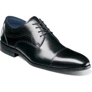 Stacy Adams Bryant Cap Toe Oxford in Black at Nordstrom, Size 14