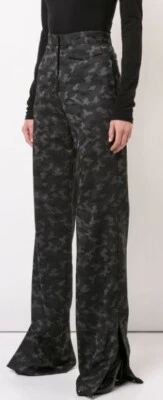 Nicole Miller Artelier CAMOUFLAGE High Waisted Pant, US 2