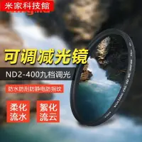 在飛比找樂天市場購物網優惠-相機濾鏡 勁碼 ND減光鏡可調ND2-ND400濾鏡 82m