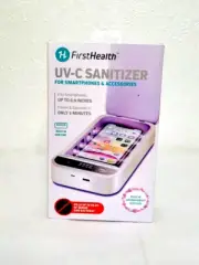 First Health New UV-C Sanitizer For Smartphones Up To 6.9" USB Port NEW in BOX