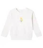 [Gucci Kids] Gucci Kids Printed cotton jersey sweatshirt Y 8 white