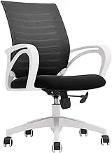 Ergonomic Office Chair Ergonomic Office Chair Home Wheels Mid Back Mesh Office Desk Rolling Swivel Task Chair Desk Chair(Black)