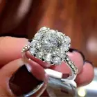 2.40Ct Round Cut Certified Moissanite 18k White Gold Plated 925 Engagement Ring