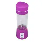 (Purple)Mini Juicer Cup 6 Stainless Steel Blades Portable Blender For Travel