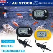 2PCS Aquarium Thermometer LCD Digital Reptile Fish Tank Water Temperature Gauge