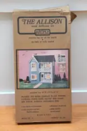 1983 Artply The Allison Wood Dollhouse Kit Model 77 Unassembled No Barcode on Bx