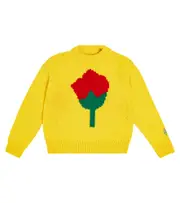 [The Animals Observatory] The Animals Observatory Bull intarsia wool sweater Y 6 multicoloured